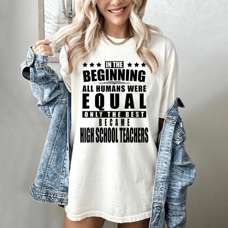 High School Teacher Personalized Women's Comfort Colors T-Shirt High School Teacher Personalized Women's Comfort Colors T-Shirt