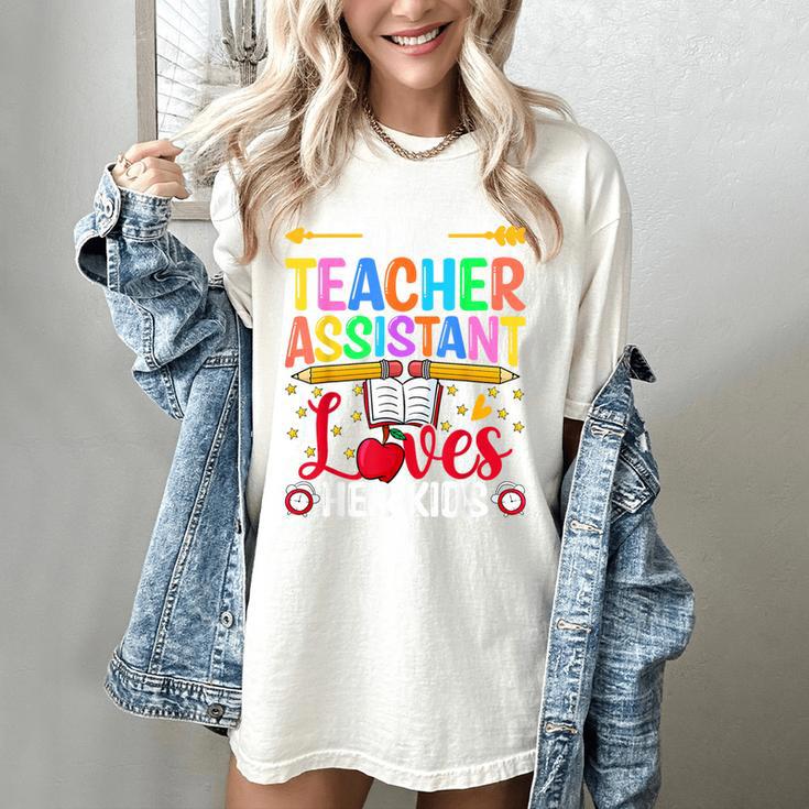 Instructional Assistant Loves Her Kids Teacher Assistant Women's Comfort Colors T-Shirt Instructional Assistant Loves Her Kids Teacher Assistant Women's Comfort Colors T-Shirt