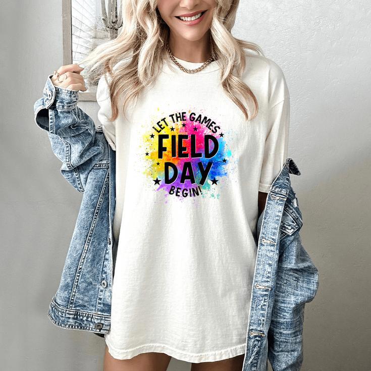 Let The Games Begin Field Day Fun Day Teachers Boys Girls Women's Comfort Colors T-Shirt