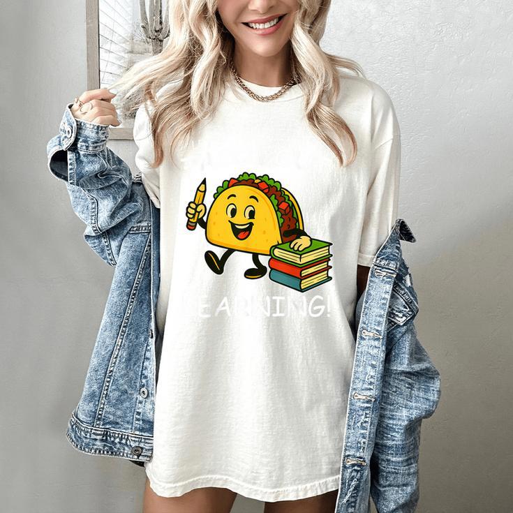 Let's Taco Bout Learning Back To School Teacher Kids Women's Comfort Colors T-Shirt Let's Taco Bout Learning Back To School Teacher Kids Women's Comfort Colors T-Shirt