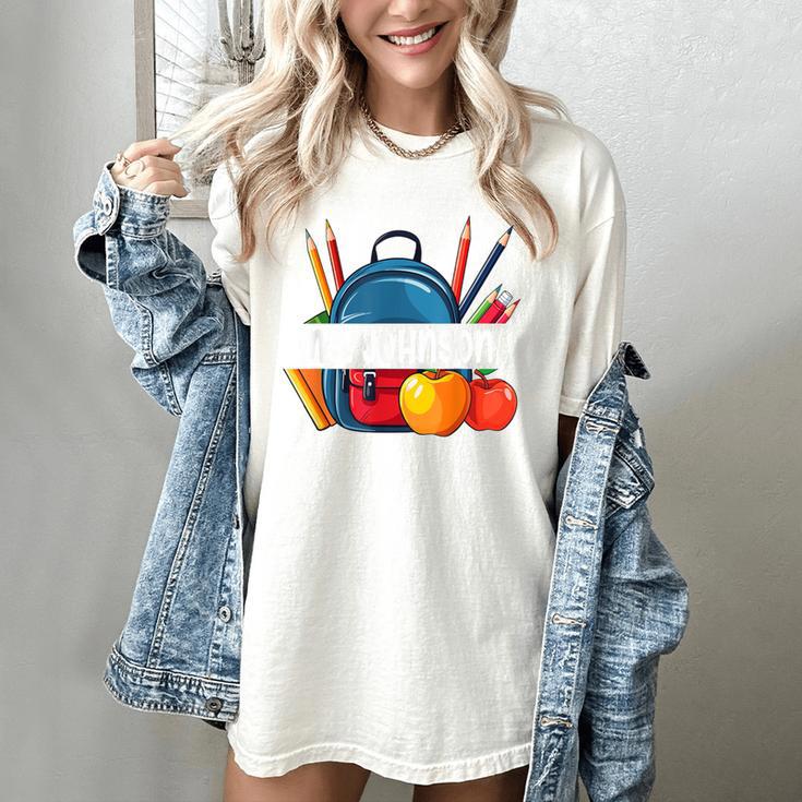 Ms Johnson Personalized Name Back To School Teacher For Men Women Kids Women's Comfort Colors T-Shirt Ms Johnson Personalized Name Back To School Teacher For Men Women Kids Women's Comfort Colors T-Shirt
