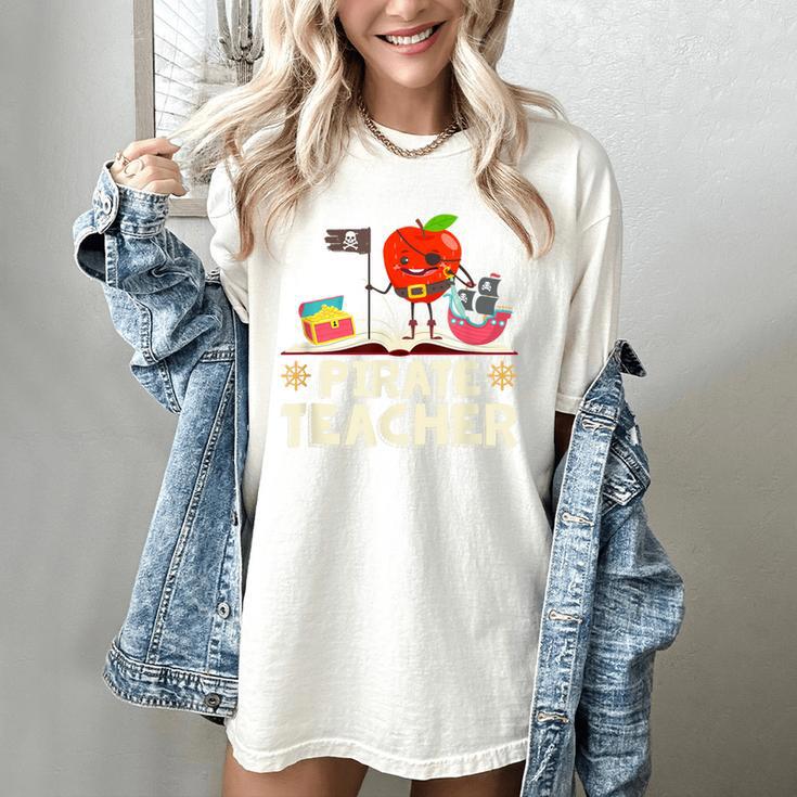 Pirate Teacher Men Women Kids Women's Comfort Colors T-Shirt