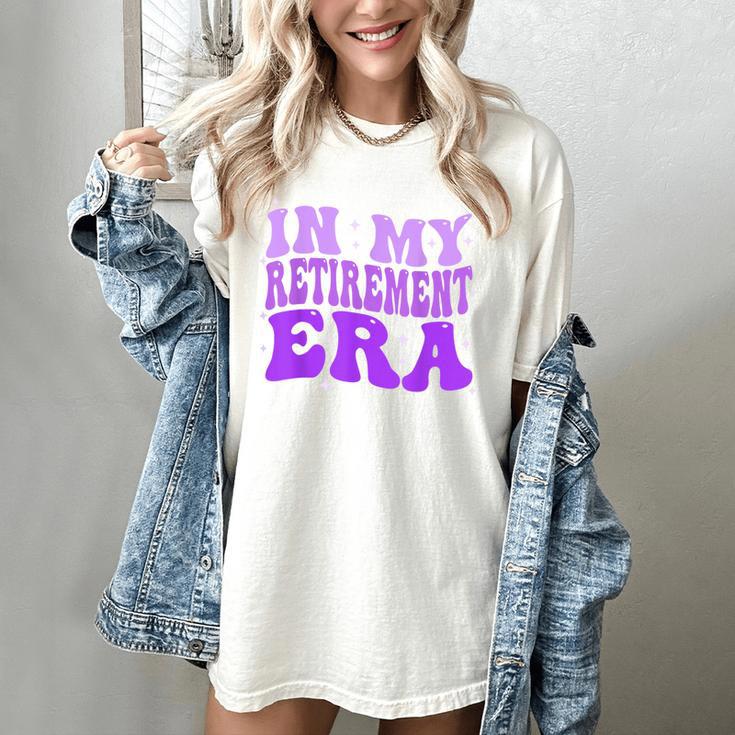 In My Retirement Era Groovy Retired Teacher 2025 Women Women's Comfort Colors T-Shirt In My Retirement Era Groovy Retired Teacher 2025 Women Women's Comfort Colors T-Shirt