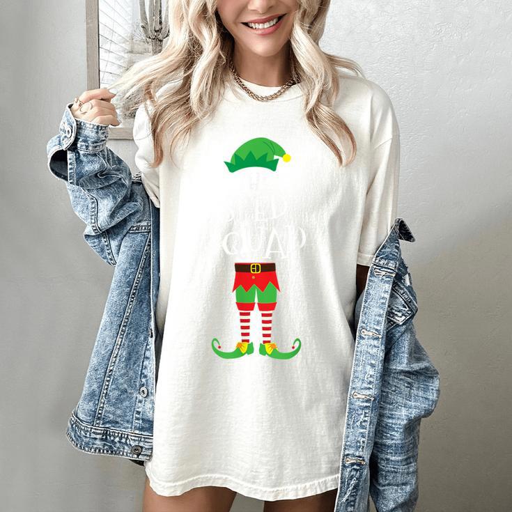 SPED Squad Elf Teacher Matching Christmas Party Pajama Women's Comfort Colors T-Shirt