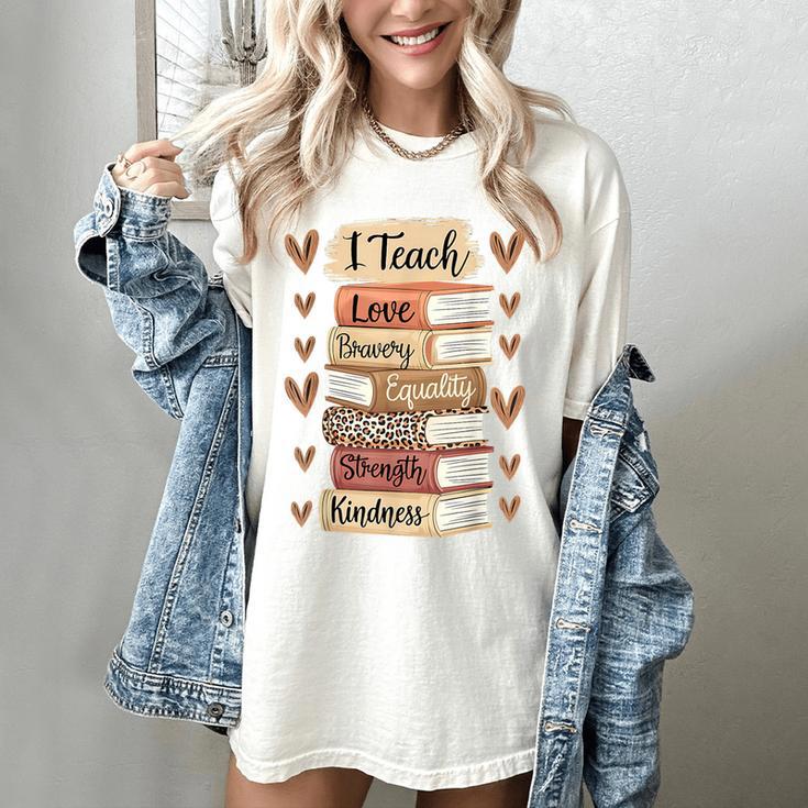 I Teach History Month Black Teacher Melanin Women's Comfort Colors T-Shirt