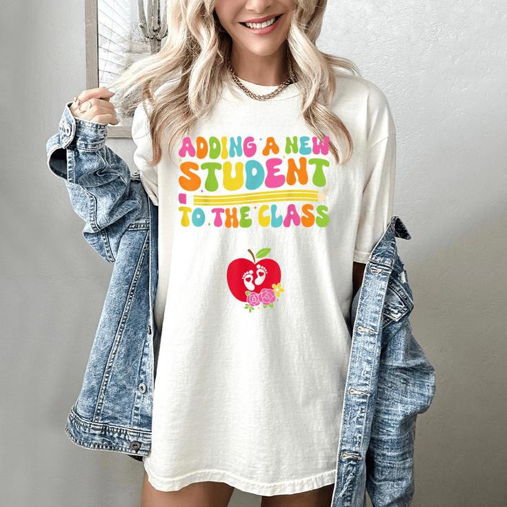 Teacher Pregnancy Announcement Clothing Expecting Teacher X-Small Women's Comfort Colors T-Shirt Teacher Pregnancy Announcement Clothing Expecting Teacher X-Small Women's Comfort Colors T-Shirt