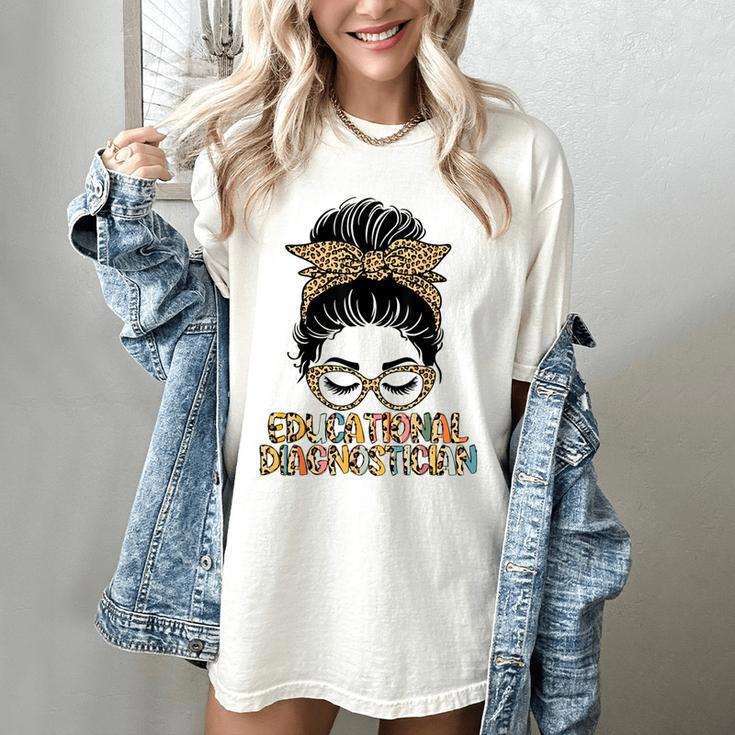 Cute Educational Diagnostician Teacher Appreciation Week Men Women Women's Comfort Colors T-Shirt