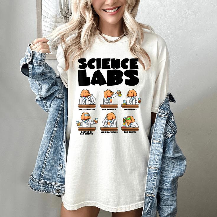 Labrador Retriever Science Labs Dog Lover Teacher Women's Comfort Colors T-Shirt