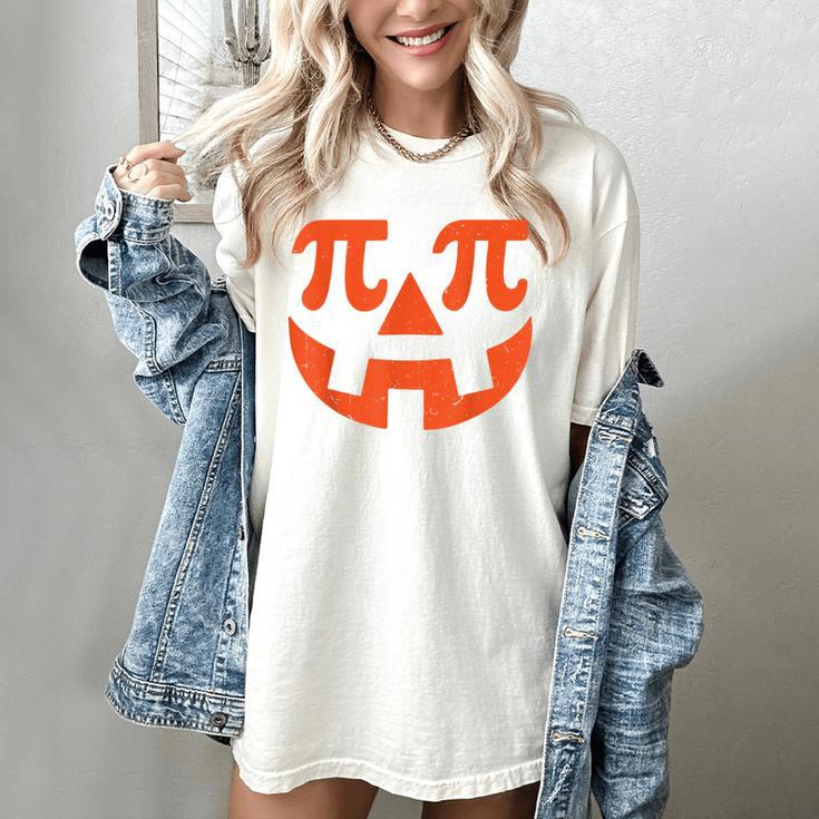 Thanksgiving Math Teacher Pumpkin Pi Pie Math Costume Women's Comfort Colors T-Shirt