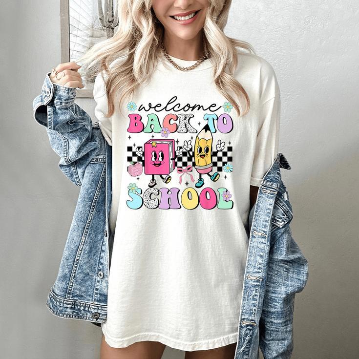 Welcome Back To School 2024 Teachers Students First Day Women's Comfort Colors T-Shirt