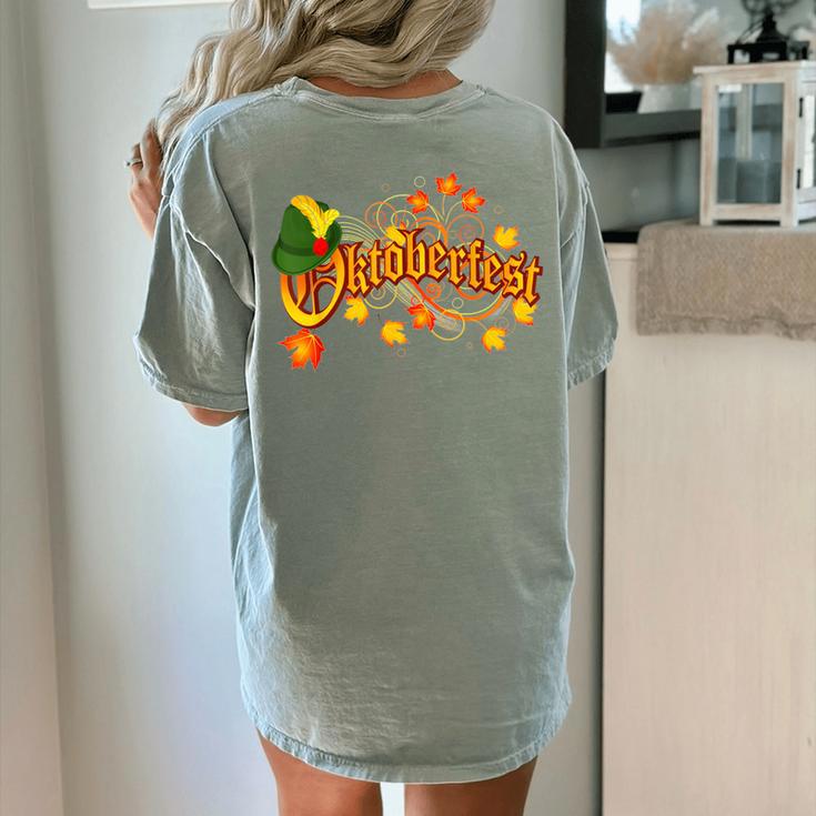 Oktoberfest German Beer Festival October Women's Comfort Colors T-Shirt Back Print
