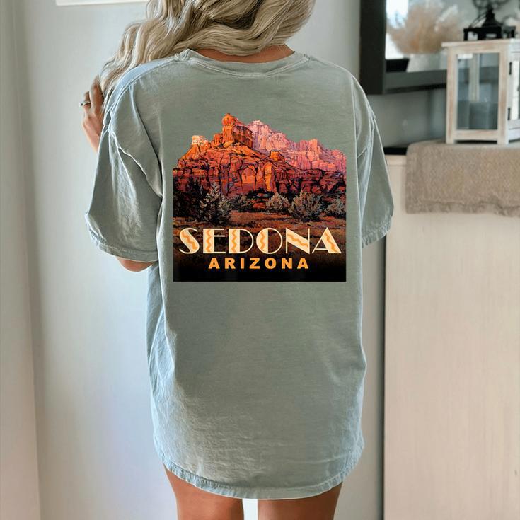 Sedona s Sedona Arizona Shirts T-Shirt Women's Comfort Colors T-Shirt Back Print