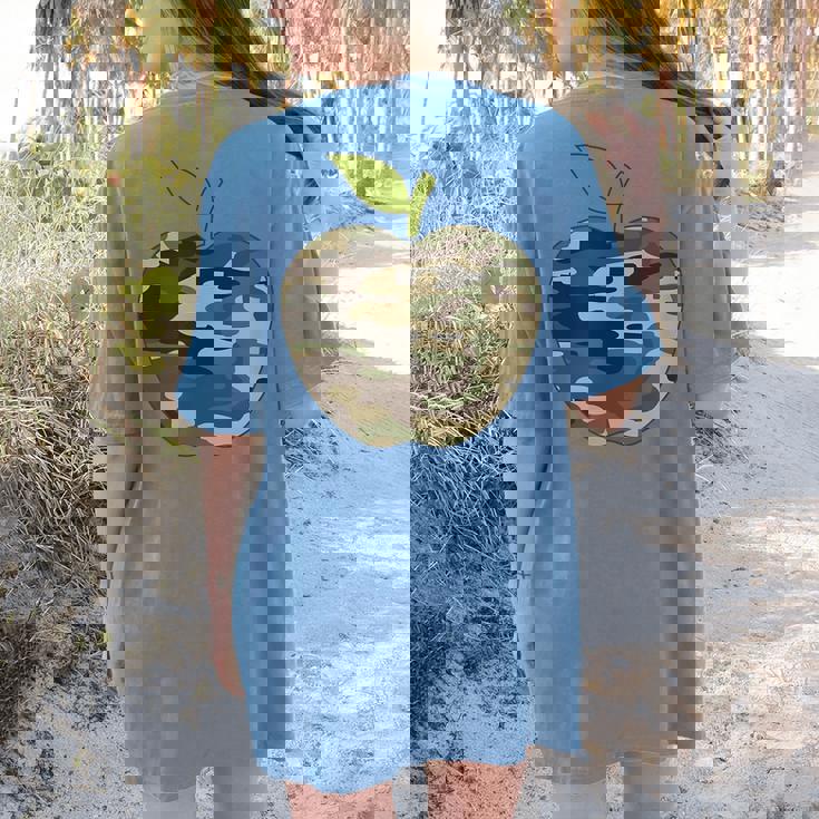 Camo Apple Camouflage Clothing School Student Camo Teacher Men Women Kids Women&#x27;s Comfort Colors T-Shirt Back Print