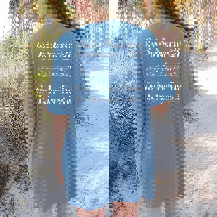 Choir Teacher Shirt Choir Director Vocal Women&#x27;s Comfort Colors T-Shirt Back Print