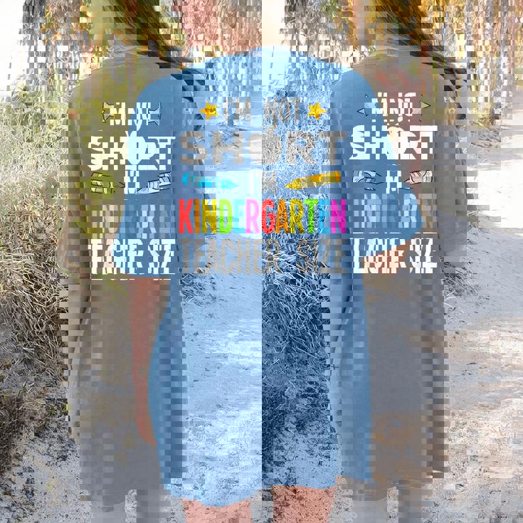 Cool Kindergarten Teacher Art For Men Women Preschool Kinder Women&#x27;s Comfort Colors T-Shirt Back Print