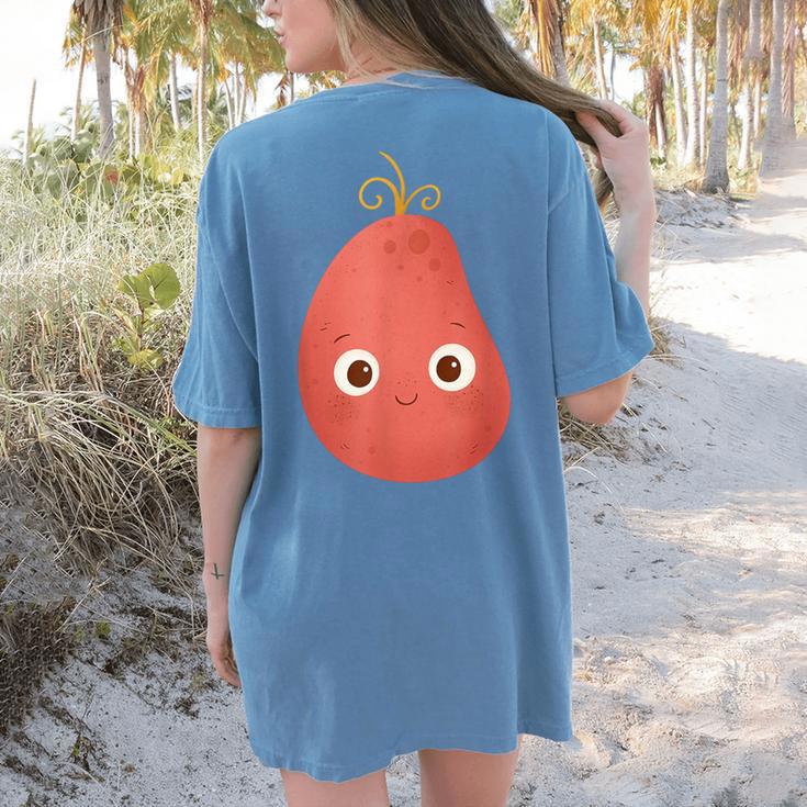 Couch Potatoes Teacher Good Eggs Teacher Halloween Costume Women's Comfort Colors T-Shirt Back Print
