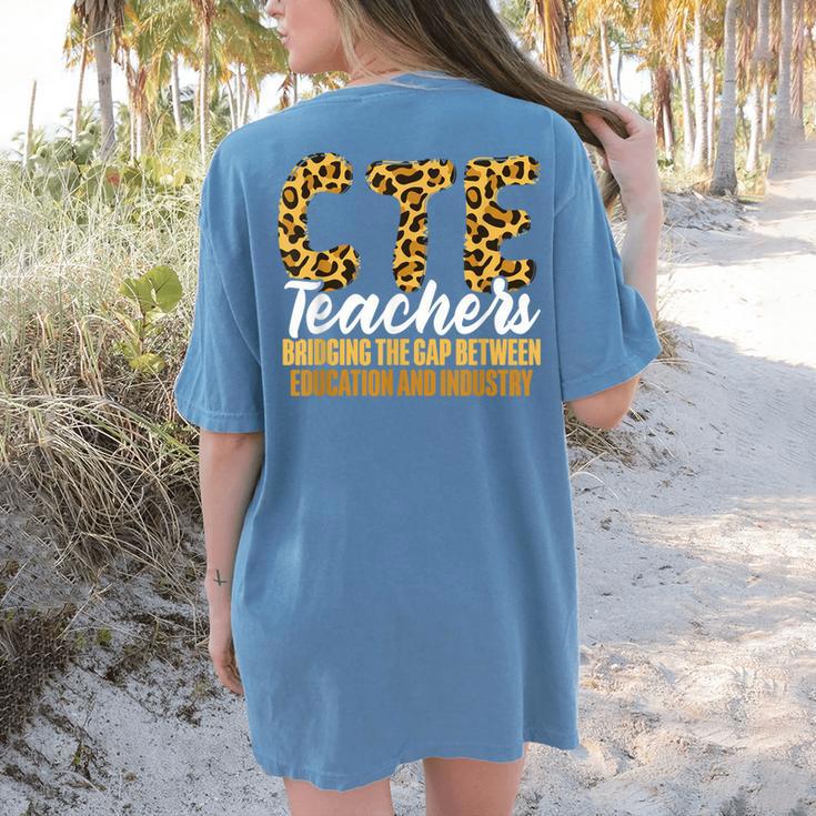 CTE Teacher Middle School High School Teach Career Men Women Women's Comfort Colors T-Shirt Back Print