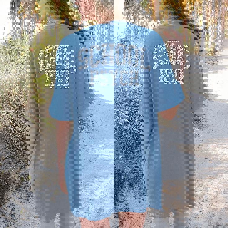 Cute Wildflower School Psych Teacher School Psychologist Women&#x27;s Comfort Colors T-Shirt Back Print