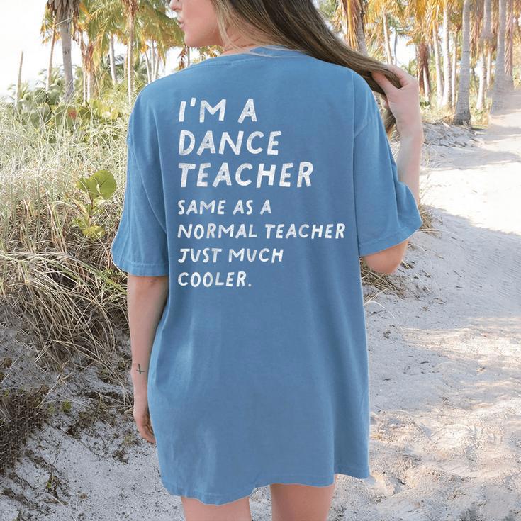 Dance Teacher Definition Women's Comfort Colors T-Shirt Back Print
