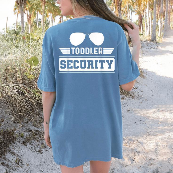 Daycare Provider Toddler Security Childcare Worker Teacher For Men Women Kids Women's Comfort Colors T-Shirt Back Print