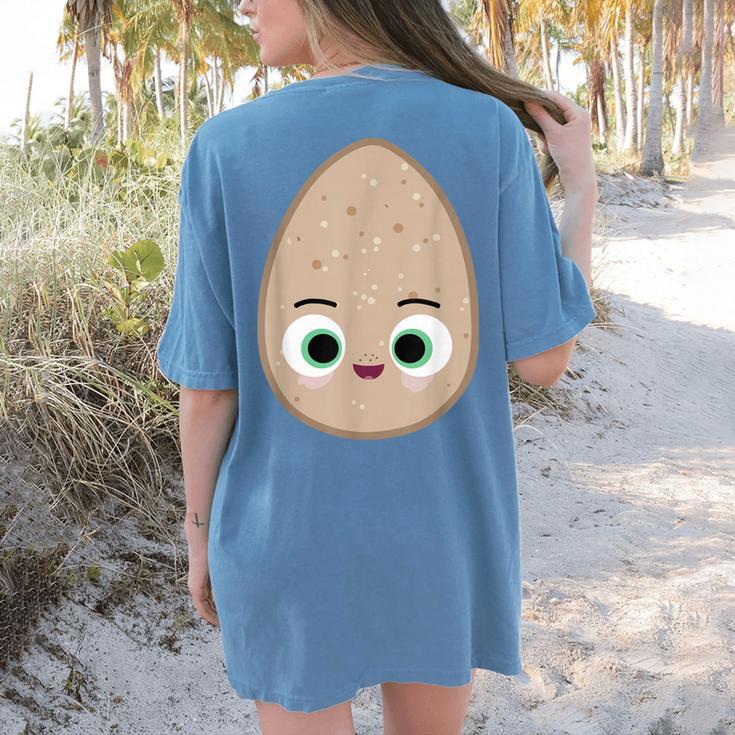 Good Egg Teacher Halloween Costume Group The Shel Egg Women's Comfort Colors T-Shirt Back Print