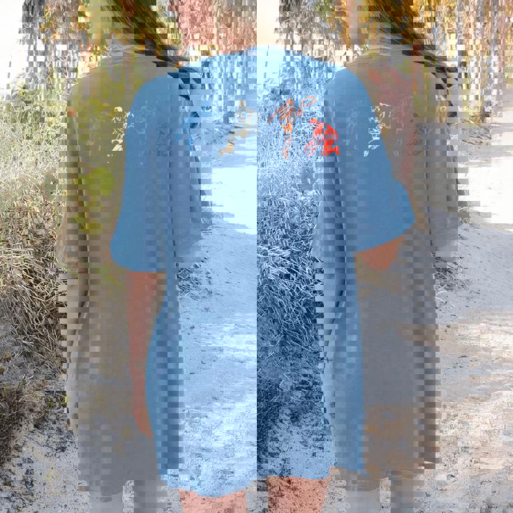 Halloween Teacher Shirts Fall Pumpkin Fall Book Shirt Women&#x27;s Comfort Colors T-Shirt Back Print