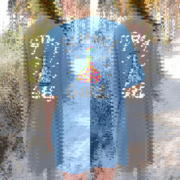 Science Girl Chemistry Biology Student Teacher Women&#x27;s Comfort Colors T-Shirt Back Print