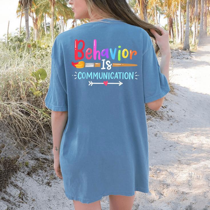 Special Education SPED Teacher For Men Women Girls Kids Women's Comfort Colors T-Shirt Back Print