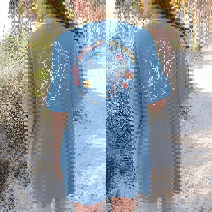 Special Education Teacher Inspirational SPED Teachers Autism Women&#x27;s Comfort Colors T-Shirt Back Print