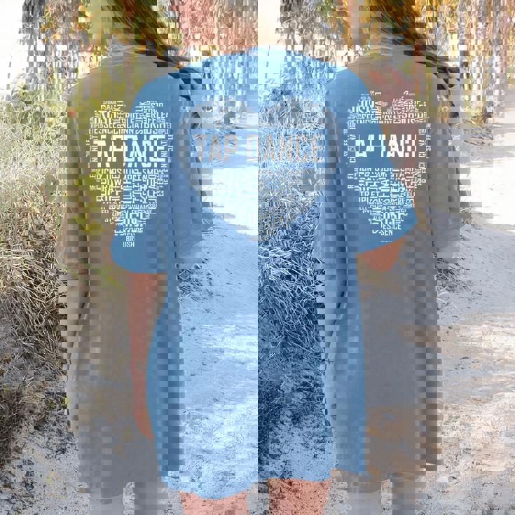 Tap Dance Heart Lover Tap Dancer Dancing Teacher For Men Women Girls Kids Women&#x27;s Comfort Colors T-Shirt Back Print