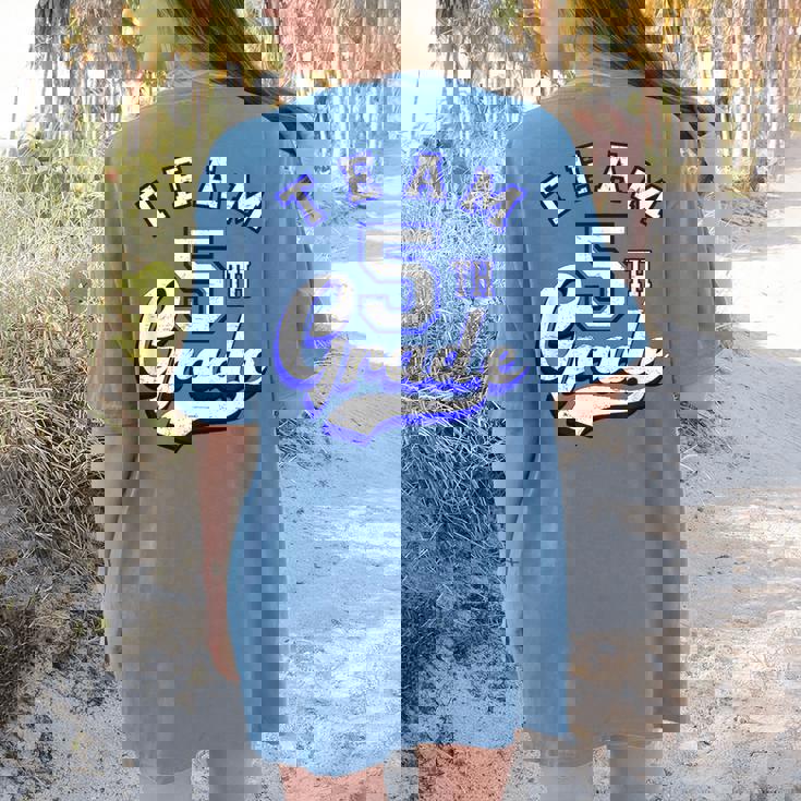 Team 5th Grade Fifth For Teacher Or Students Women&#x27;s Comfort Colors T-Shirt Back Print