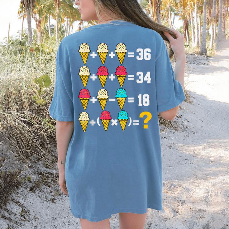 67 Ice Cream Drip Meme Order Of Operations Math Teacher Women's Comfort Colors T-Shirt Back Print 67 Ice Cream Drip Meme Order Of Operations Math Teacher Women's Comfort Colors T-Shirt Back Print