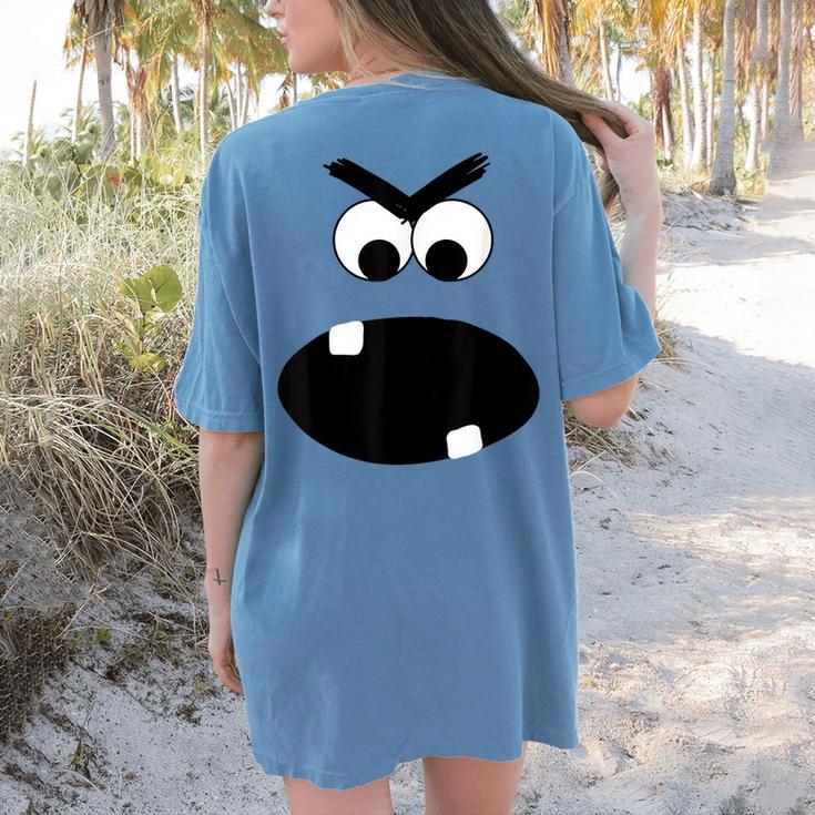 Carrot Teacher Matching Halloween Costume Women's Comfort Colors T-Shirt Back Print