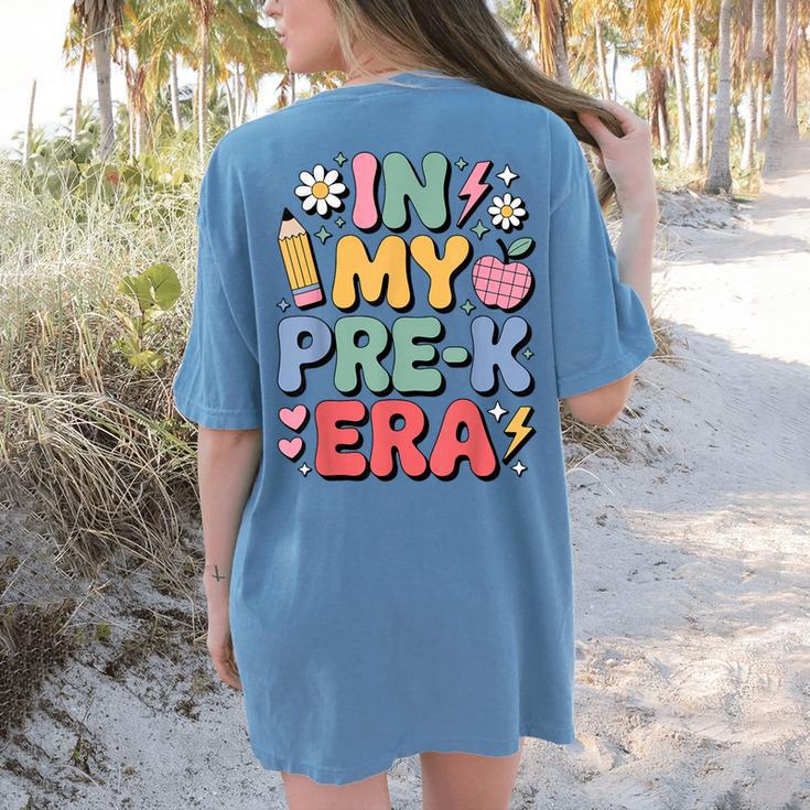 Cute Pre-K For Men Women Kindergarten Pre-K Teacher Women's Comfort Colors T-Shirt Back Print