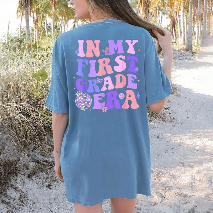 In My First Grade Era 1st Grade Girls Teacher Back To School Women's Comfort Colors T-Shirt Back Print In My First Grade Era 1st Grade Girls Teacher Back To School Women's Comfort Colors T-Shirt Back Print