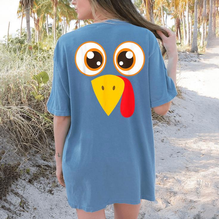 Hilarious Turkey Halloween Thanksgiving Teacher Nurse Women's Comfort Colors T-Shirt Back Print Hilarious Turkey Halloween Thanksgiving Teacher Nurse Women's Comfort Colors T-Shirt Back Print