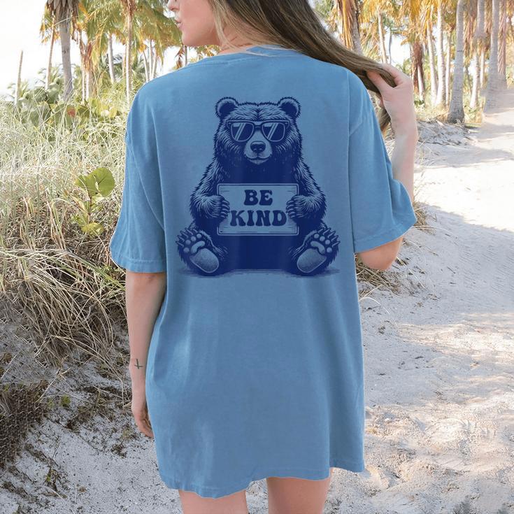 Be Kind For Teacher Kindness Women Men Women's Comfort Colors T-Shirt Back Print Be Kind For Teacher Kindness Women Men Women's Comfort Colors T-Shirt Back Print