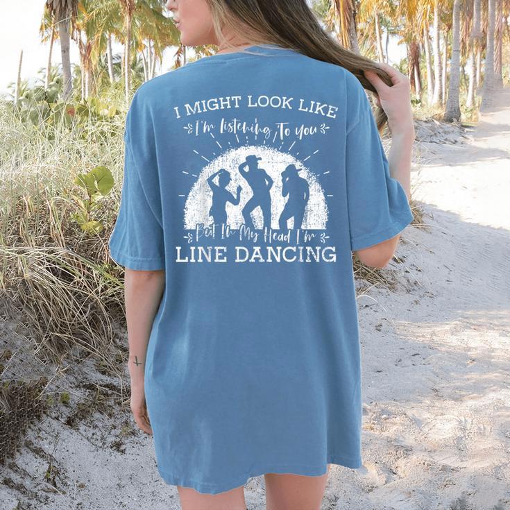 Line Dancing Choreographer Dance Teacher Group Performer Men Women Girls Kids Women's Comfort Colors T-Shirt Back Print Line Dancing Choreographer Dance Teacher Group Performer Men Women Girls Kids Women's Comfort Colors T-Shirt Back Print