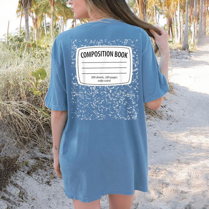 Matching Group Halloween Costume For Teachers Women's Comfort Colors T-Shirt Back Print