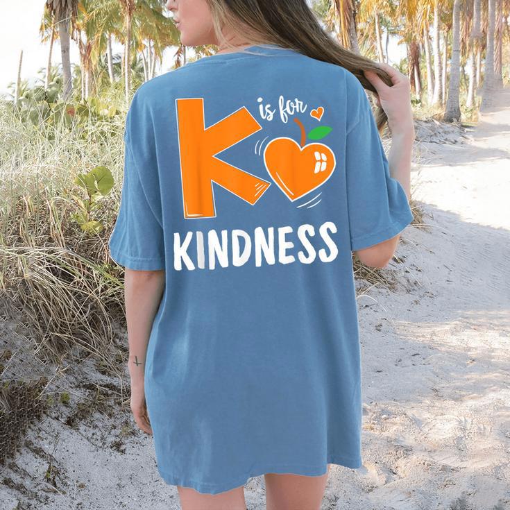 Matching Unity Day Orange Teacher Kindness Antibulliyng 2023 For Men Women Kids Women's Comfort Colors T-Shirt Back Print Matching Unity Day Orange Teacher Kindness Antibulliyng 2023 For Men Women Kids Women's Comfort Colors T-Shirt Back Print
