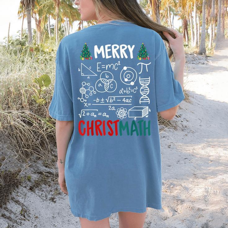 Merry Christmath – Math Christmas For Math Teacher For Men Women Kids Women's Comfort Colors T-Shirt Back Print