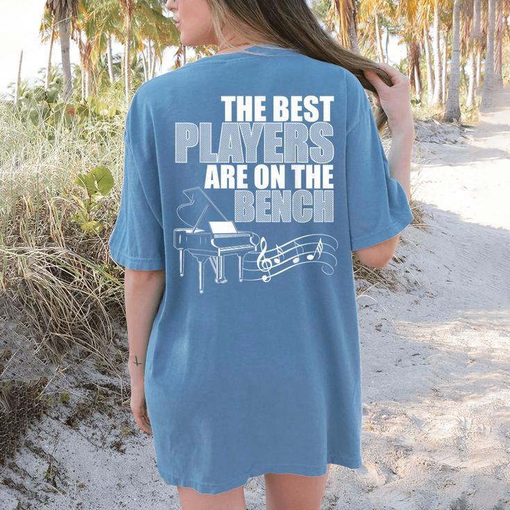 Piano Art For Men Women Pianist Piano Teacher Piano Player Women's Comfort Colors T-Shirt Back Print Piano Art For Men Women Pianist Piano Teacher Piano Player Women's Comfort Colors T-Shirt Back Print