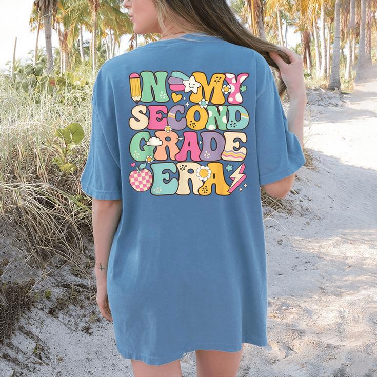 In My Second Grade Era Girl Back To School 2nd Grade Teacher Women's Comfort Colors T-Shirt Back Print In My Second Grade Era Girl Back To School 2nd Grade Teacher Women's Comfort Colors T-Shirt Back Print