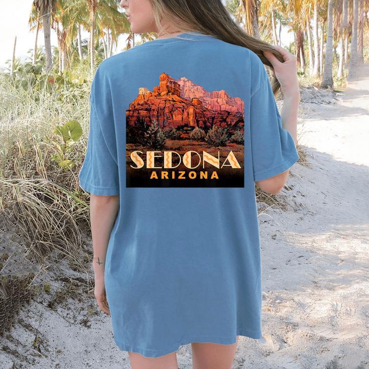 Sedona s Sedona Arizona Shirts T-Shirt Women's Comfort Colors T-Shirt Back Print
