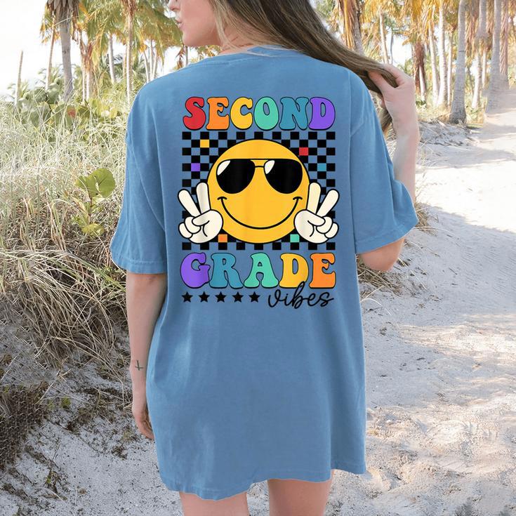 2nd Grade Teacher Shirts First Day Second Grade Shirt Girls Women's Comfort Colors T-Shirt Back Print