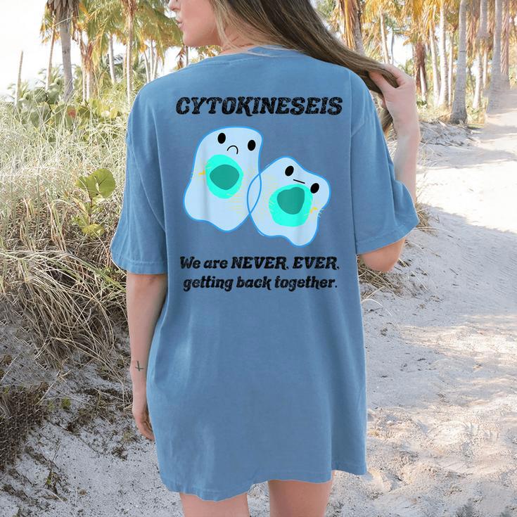 Biology T Shirts Science Biology Teacher Idea Women's Comfort Colors T-Shirt Back Print