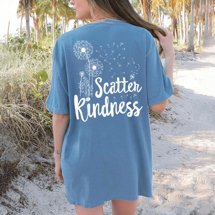 Matching Unity Day Orange Teacher Kindness Be Kind 2024 Women's Comfort Colors T-Shirt Back Print