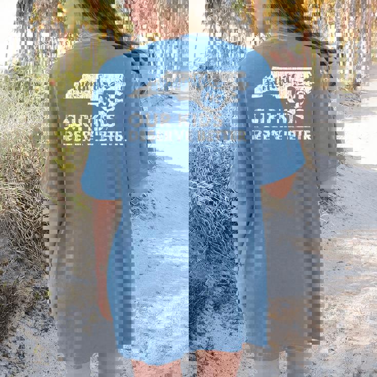 NC Red For Ed North Carolina Teacher Strike T-Shirt For Men Women Kids Women&#x27;s Comfort Colors T-Shirt Back Print