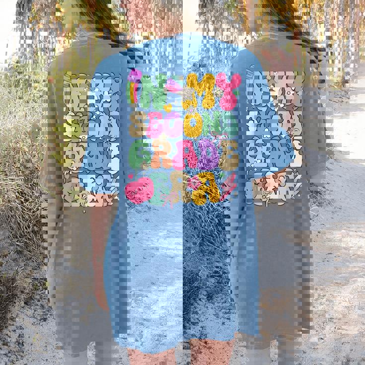 In My Second Grade Era Teachers Women Back To School Girls Women&#x27;s Comfort Colors T-Shirt Back Print