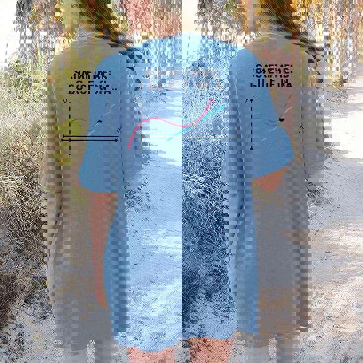 Sometimes I Go Off On a Tangent Math Teacher T Shirts Men Women Girls Kids Women&#x27;s Comfort Colors T-Shirt Back Print